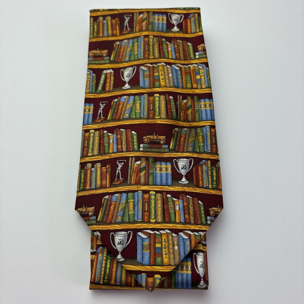 Alynn Neckwear Best Sellers Necktie Silk 90’s Books Library Tie